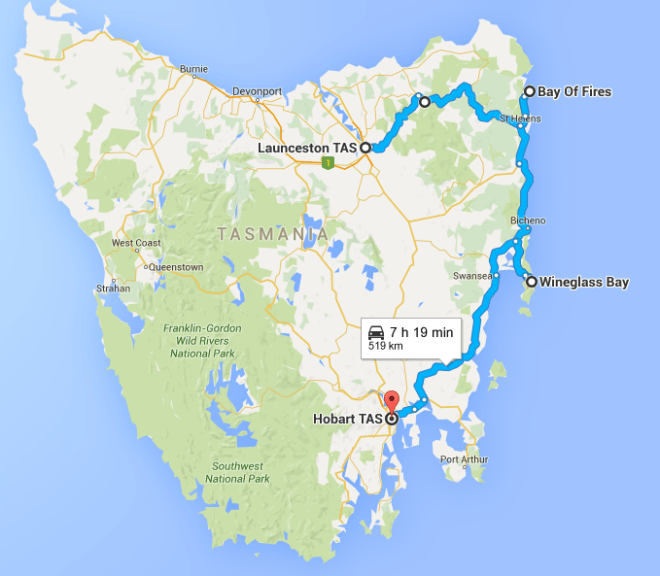 Road trip Tasmania